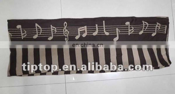 snowflake acrylic scarf