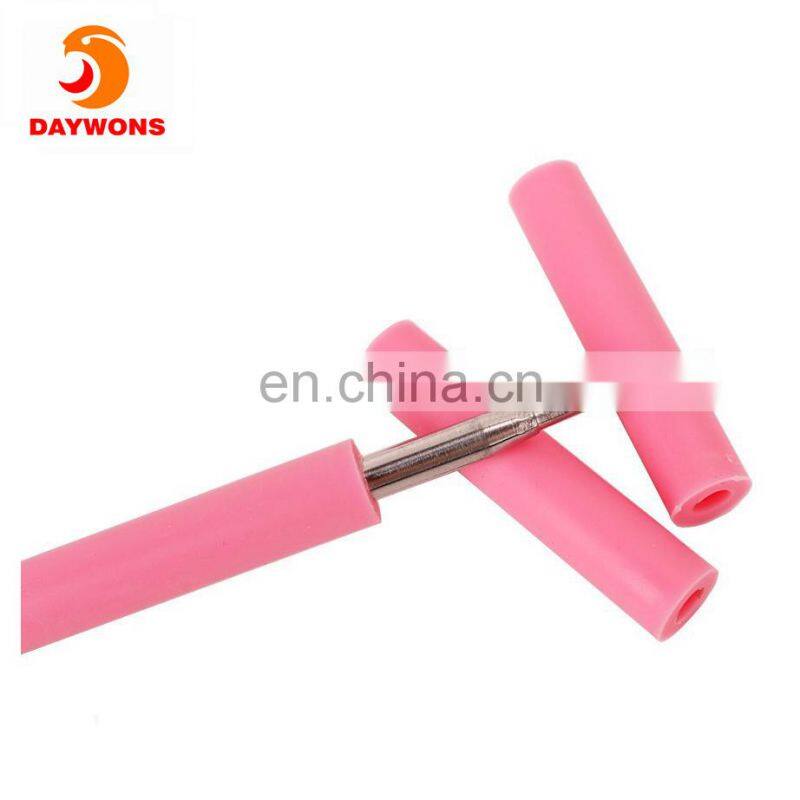 Covered by non-toxic silicone cap Professional Acne Removal Needle Whitehead & Blackhead Removal Extractor Tool