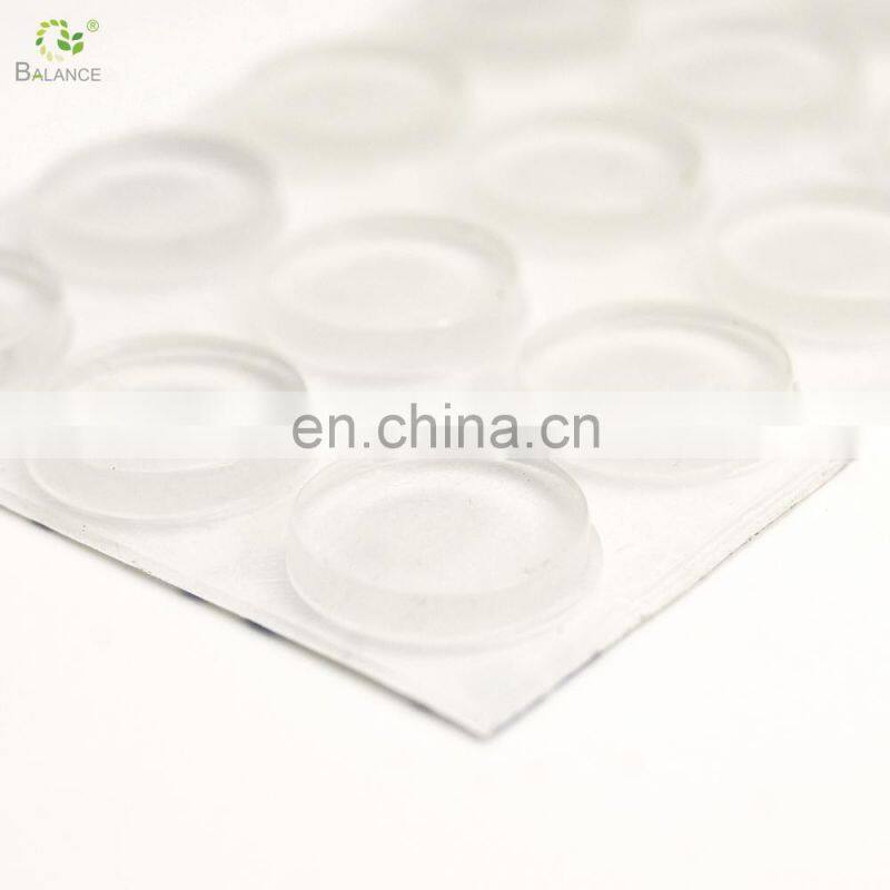 high quality self - sticky backing glue heavy duty rubber bumper feet furniture foot pad