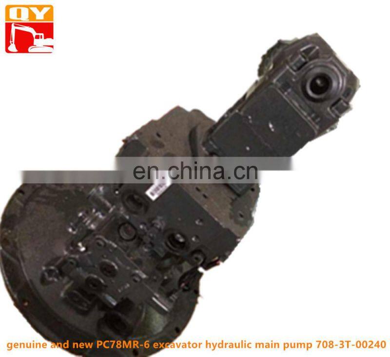 genuine and new PC78MR-6 excavator hydraulic main pump 708-3T-00240 in China
