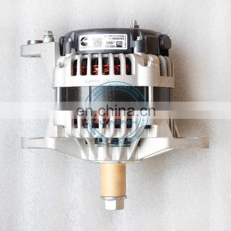 Construction machinery 24V 100A Genuine NT855 N14Ddiesel Engine Spare Part Alternator 4936876 5282836 2874862 3935527 3918558