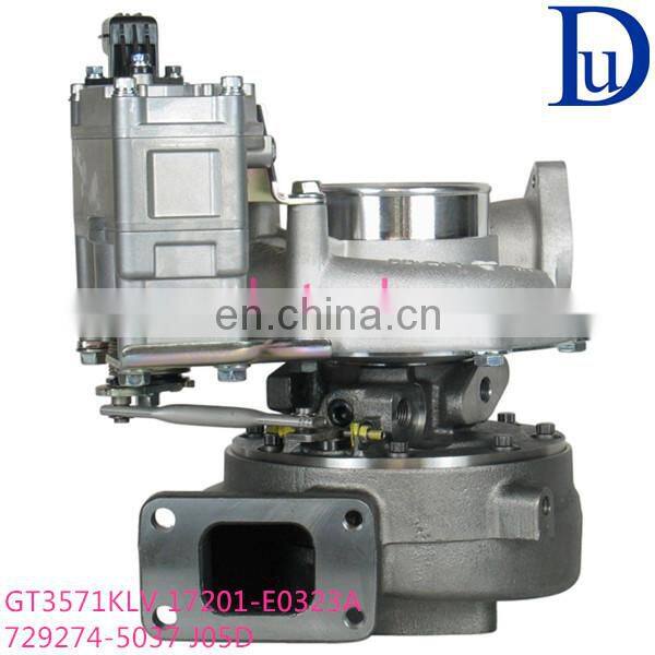 GENUINE GARRETT NEW GT3571KLV Turbo 729274-5037S 17201-E0323A 729274-0037 turbocharger for Hino Ranger Truck with J05D engine