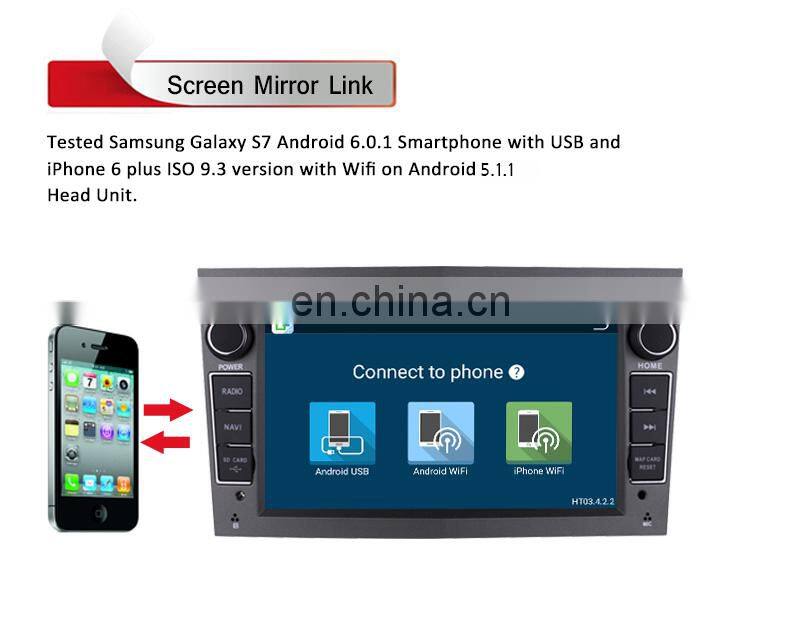 7 Inch capacitive touch screen car Radio GPS Navigation for Opel