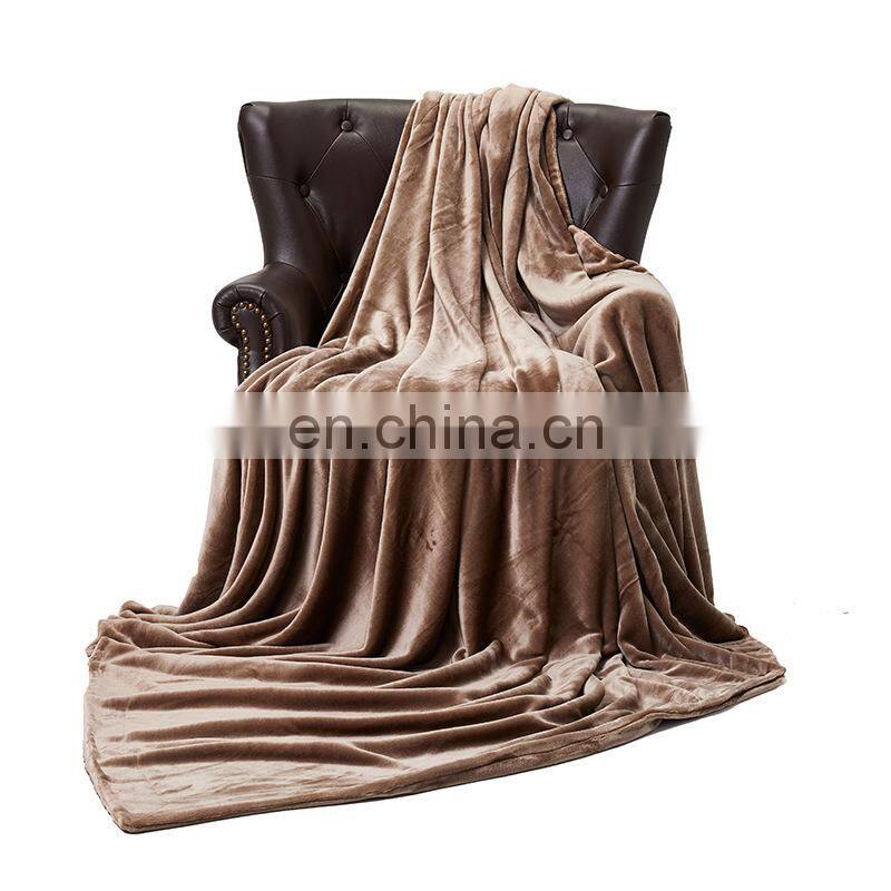 Home Bed Hot Sell Soft Flannel Fleece Blanket Lightweight Super Soft Cozy Luxury Bed Blanket Microfiber Pet Blanket
