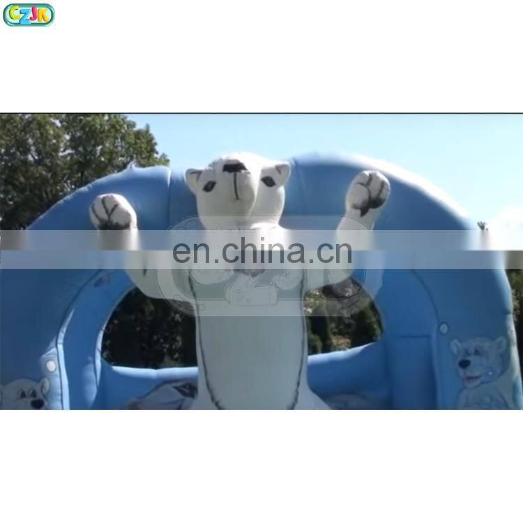 polar bear jumper inflatable bouncer jumping bouncy castle bounce house