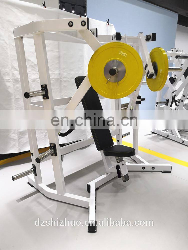 High quality good price hammer strength plate loaded sports fitness gym equipment Wide chest press machine for sale HB07