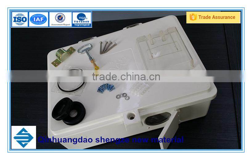 SMC water meter enclosure, glass fiber case for watermeter, FRP customize box