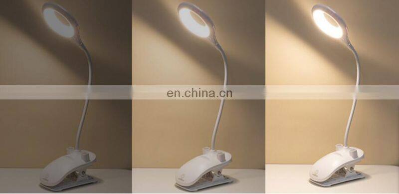 2020 Amazon 3 modes dimmable usb charging wireless LED desk lamps for kids study reading