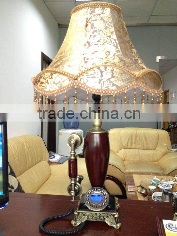 Bedside Lamp with telephone