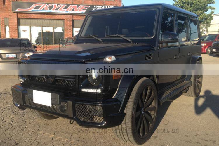 W463 light cover fit for MB G-class W463 to A-style G63 / G65 head light cover with daytime running light for w463 DRL LED