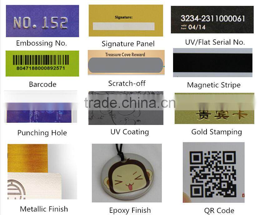 Mini PVC UV Test Business Card/mini rfid pvc+epoxy card