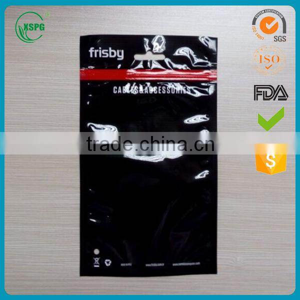 Phone accessories packaging bags with zipock
