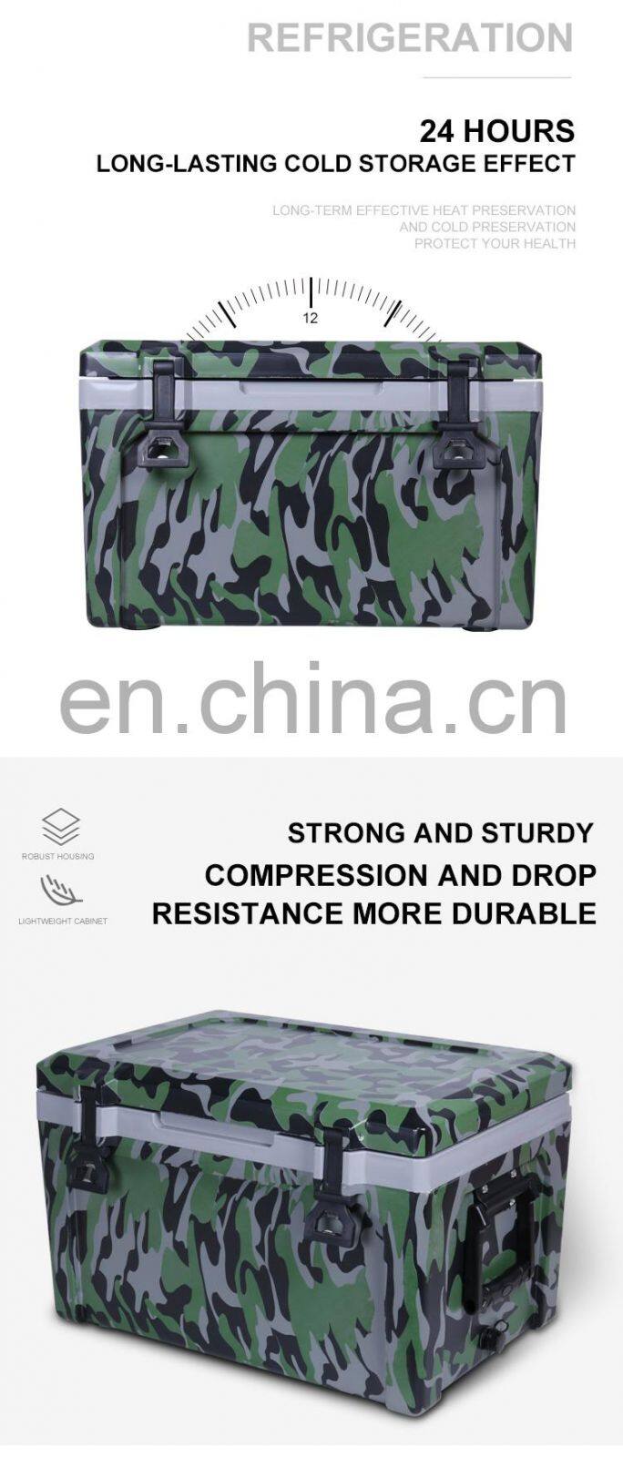GiNT 50L Popular Style Camouflage Design Ice Chest Large Size Light Weight Cooler Boxes