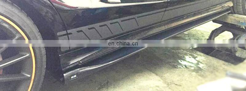 Car Carbon Side Bumper Skirts For Mercedes Ben z W117 C117 CLA250 4D