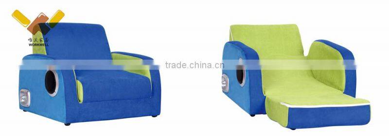 WorkWell kids fabric sofa with HiFI audio Kw-CS36