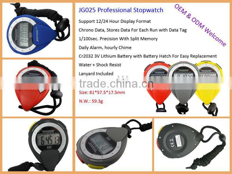 Exercising large display stopwatch