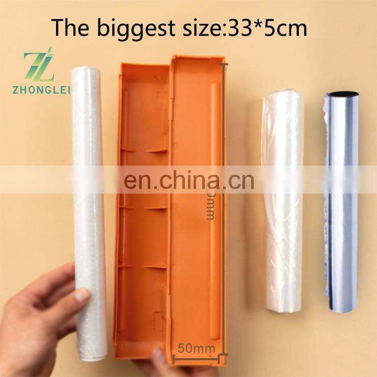 Kitchen clingfilm cutter household watermelon vegetable clingfilm cutting box disposable fresh clingfilm