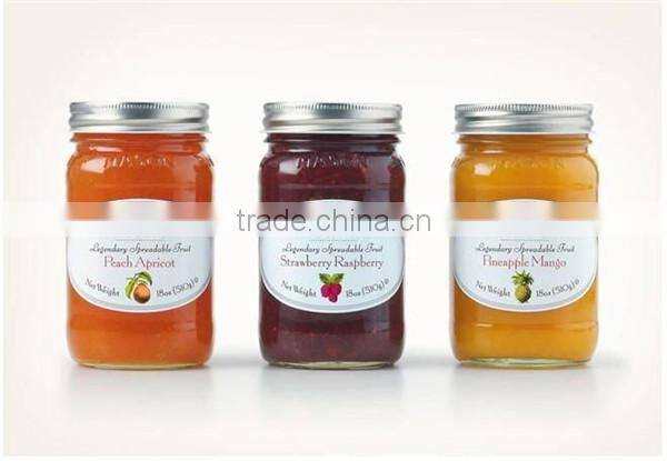 custom adhesive food sticker