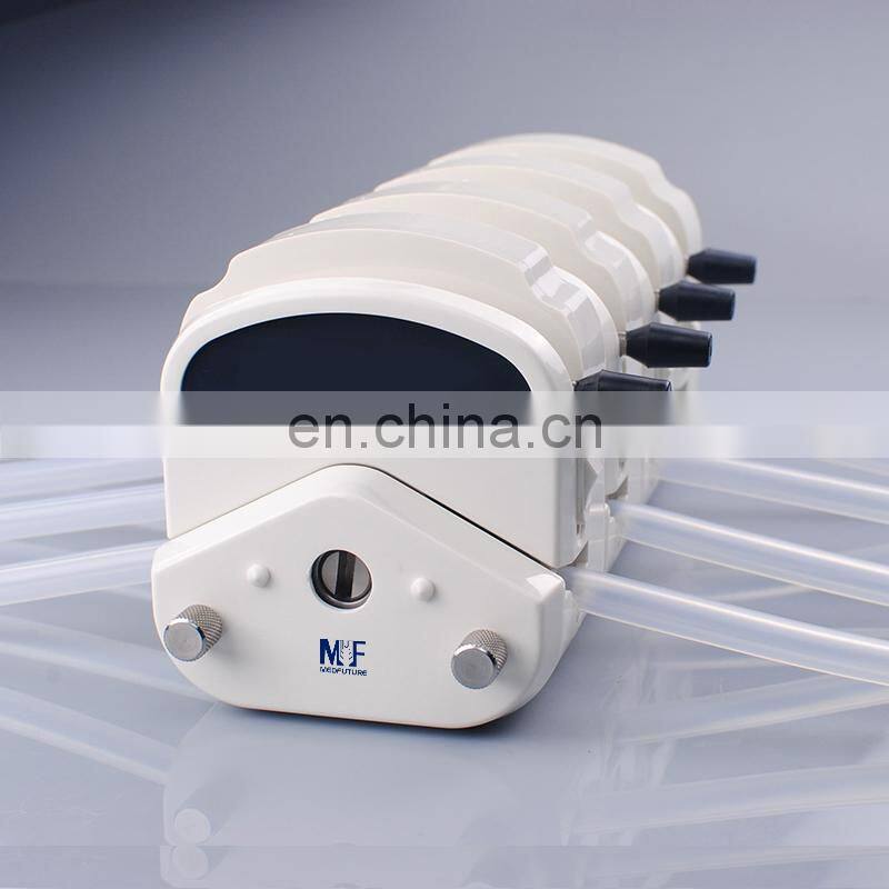 MedFuture liquid transfer intelligent bottle filling peristaltic pump system