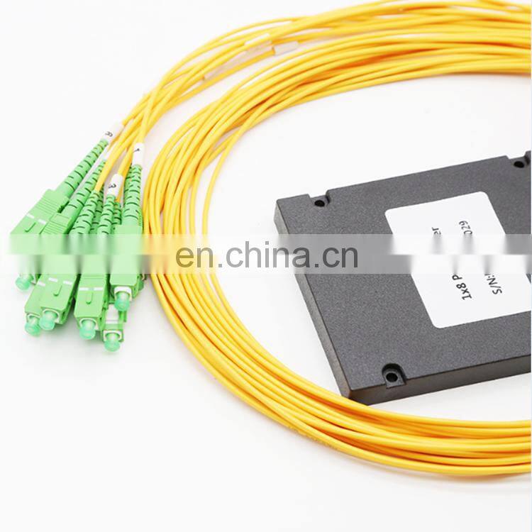 G657A 2.0MM 3.0mm sc/apc abs box type 1*8 Fiber Optical PLC Splitter