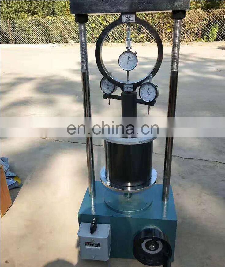 ASTM D1883 En12286 Multifunction Speed Automatic Soil California Bearing Ratio 50kn Cbr Testing Machine