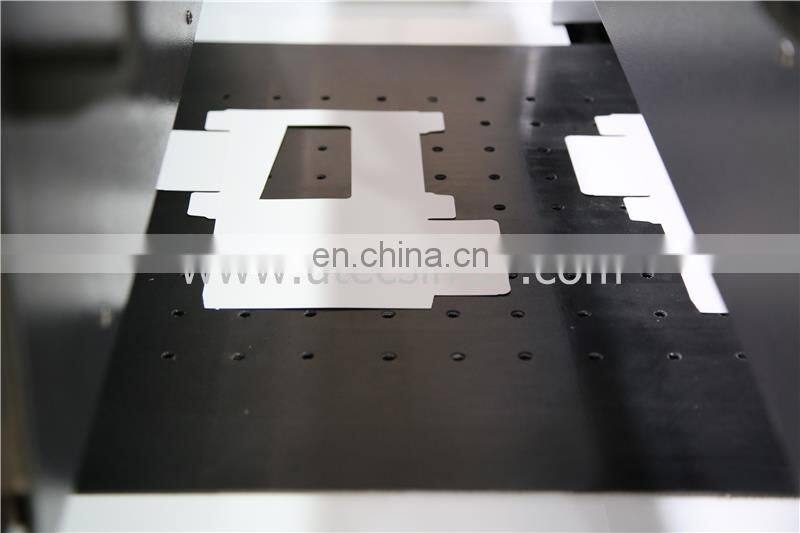 UTM650B Automatic kraft gift paper packaging box Window patching making Machine with rotary plastic film cut