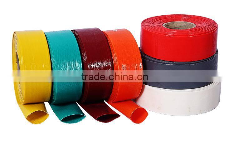 Quality assuranced Agricultural Irrigation pvc layflat hose Hyrubbers hose
