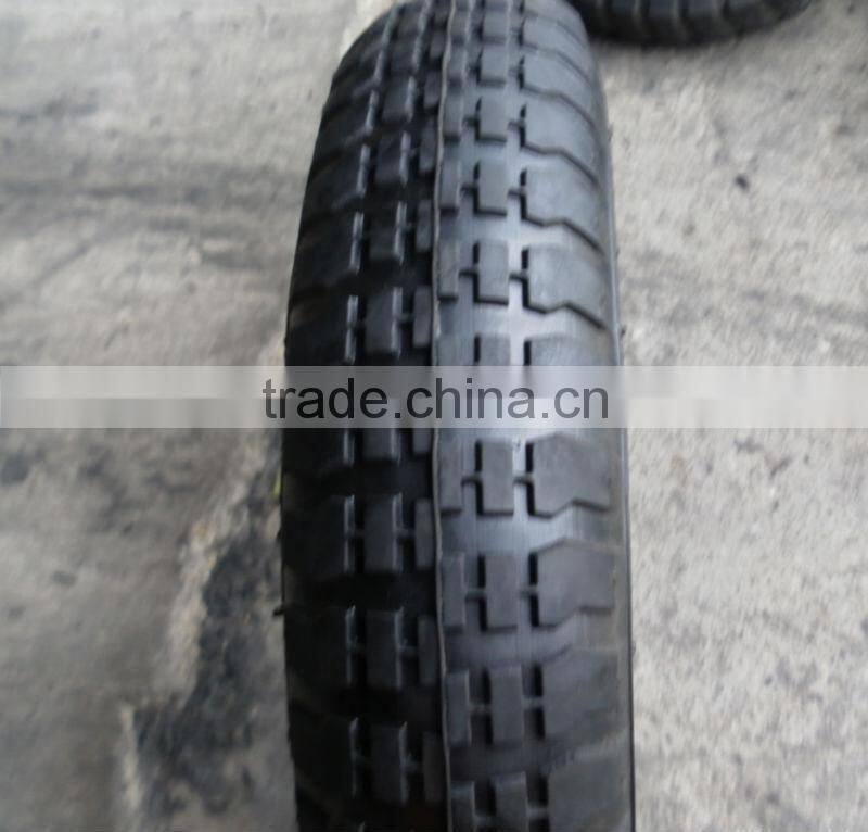 Made in CHINA directly supplier rubber small tool carts/wheelbarrow tire /wheelbarrow tyre 3.50-6 for low speed