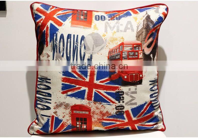 Comfortable 18 inch Customized digital printing outdoor cushion cover
