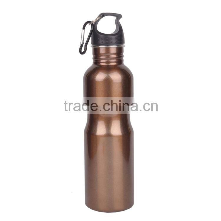 FOB 750ml Food Grade Stainless Steel Water Bottle