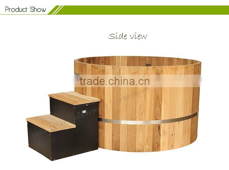 Factory price manufacturer Good quality Red Cedar spa wooden hot tub