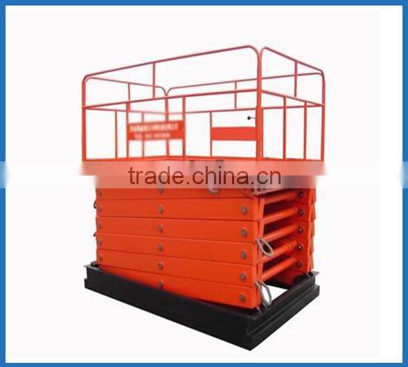made by jinchuan motorcycle lift/stationary hydraulic table lifting platform