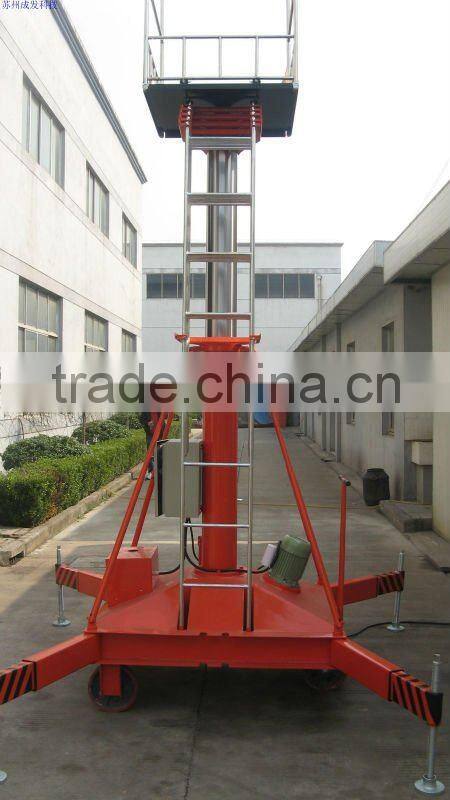 Mobile single post hydraulic lifter