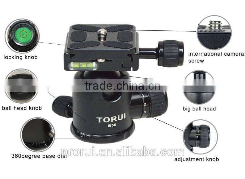Q02 SLR camera tripod ball head gimbal lock hydraulic damping micro-benchmark