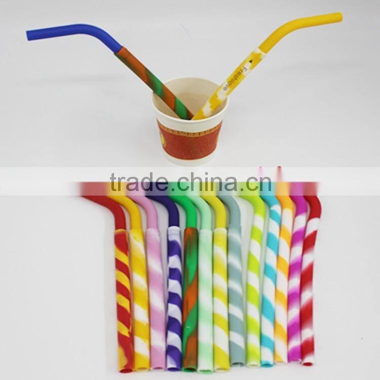 New Reusable Silicone Juice Straw for Children