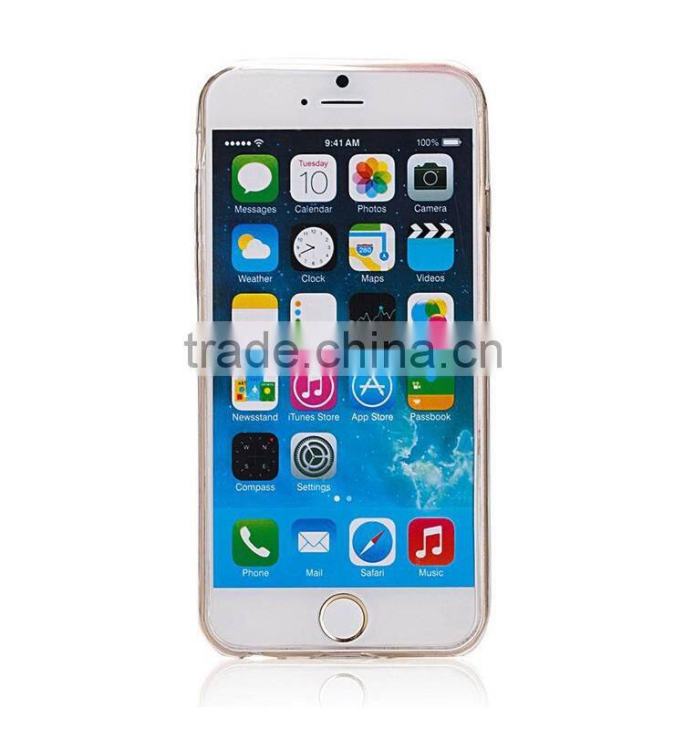 Factory Price Colorful Printing Clear Bumper TPU Back Phone Case Cover For iPhone 6/s