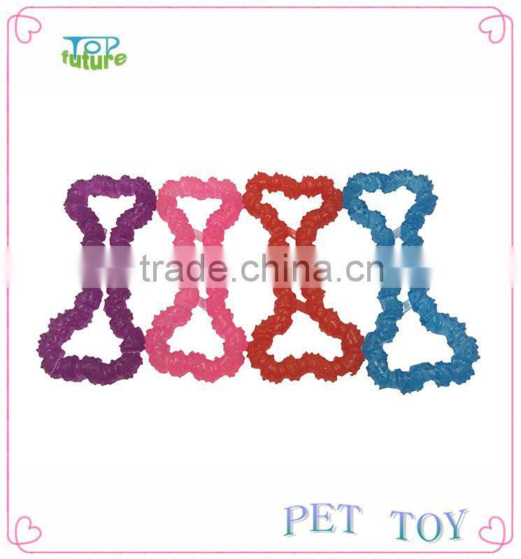 plastic dog bone toy dog chew rubber bone,soft rubber dog toy