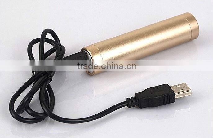 Portable cylinder battery charger 2200mah