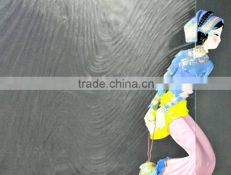 Free sample 4mm wanji patterned glass price