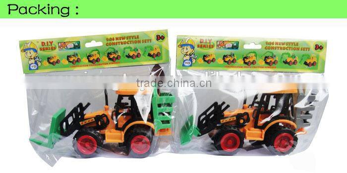 1:36 plastic mini tractor toy for children