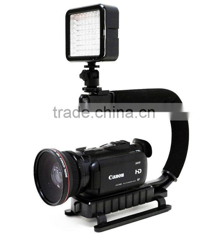 ET-DS01 Professional Camera Camcorder Action Stabilizing Handle For Flash,Mic or Video Light Stabilizer Steadicam