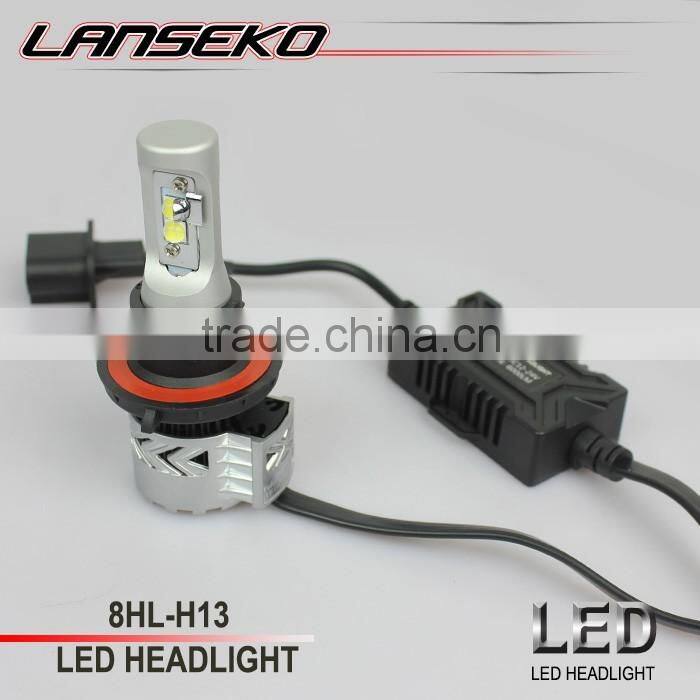 Hi beam low beam 6000lm car led headlamp H4, H13, 9004, 9007; H1, H3, H7, H8, H10, H11, H16, 9012, 9005, 9006 with manufactory