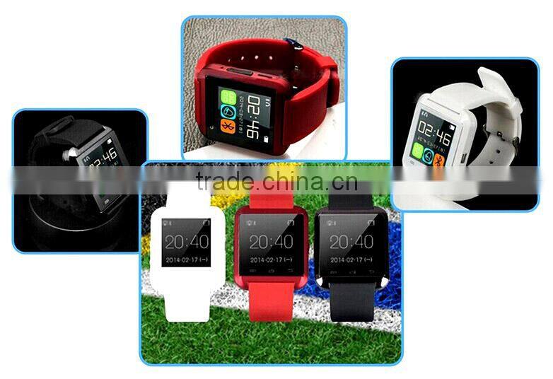 2015 Bluetooth 3.0 wireless audio transmission smart watch u8 pro,u8 smart watch 4g,u8 bluetooth smart watch