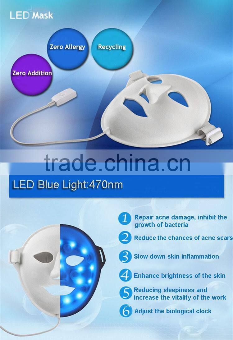 Beauty 3D Vibration Photon LED Facial Mask/Magic Skin Rejuvenation Led Masks/facial