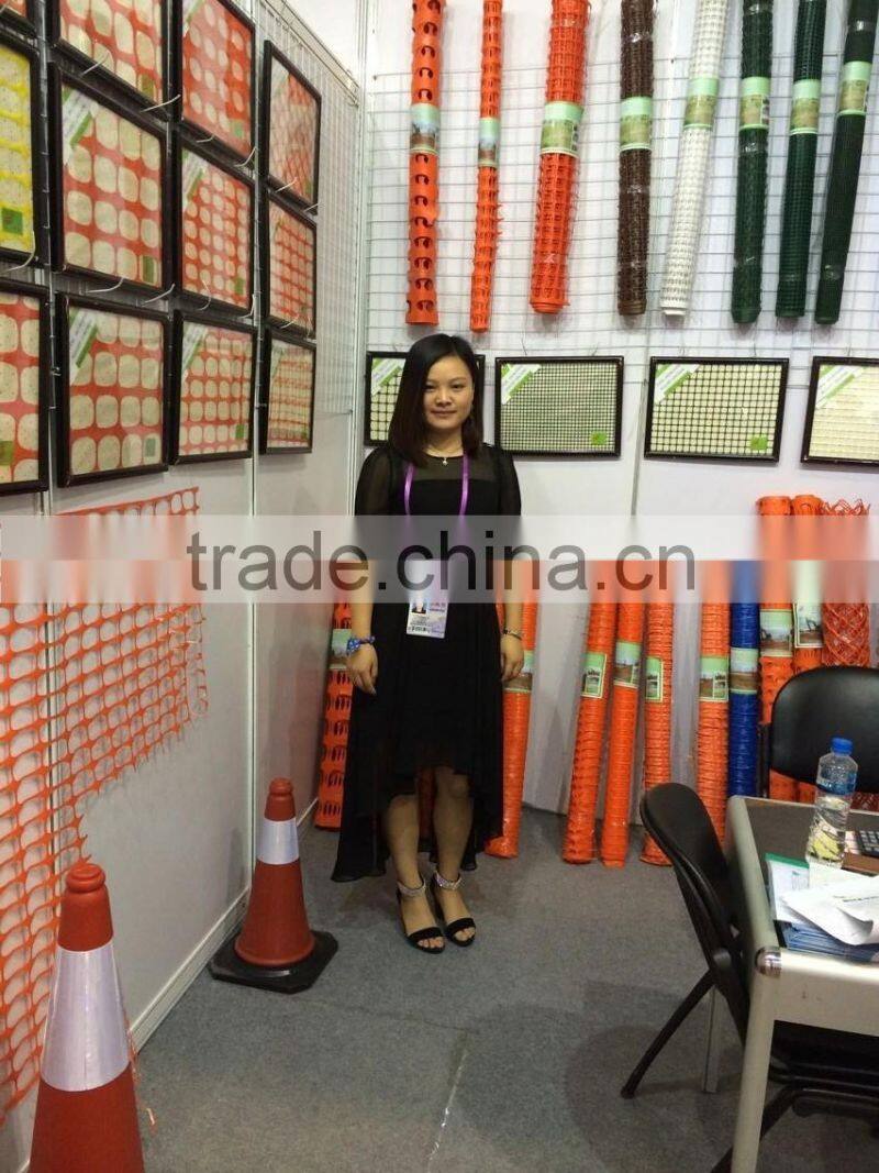 orange plastic Daimond Mesh fence(11years factory)