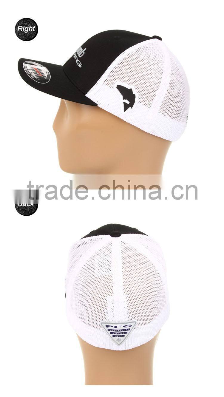 Made in china Vogue Style high quality custom 100 polyester trucker cap