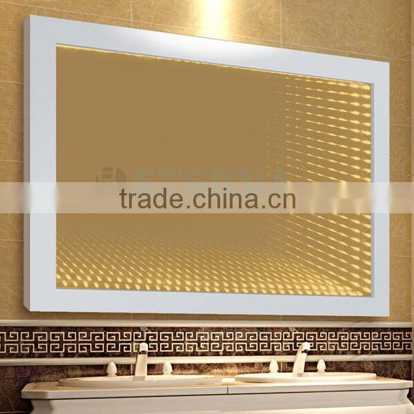 colorful infinity bathroom mirror