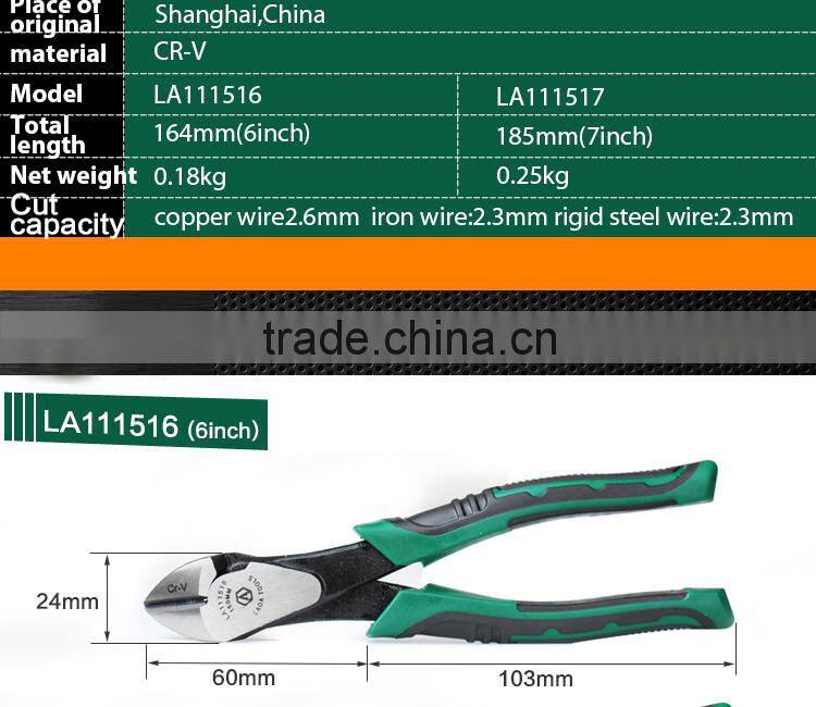 industrial European style decentered diagonal pliers