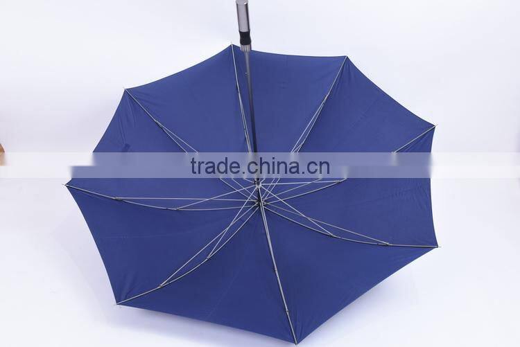 Super light Straight Umbrella Aluminium handle any color by umbrella