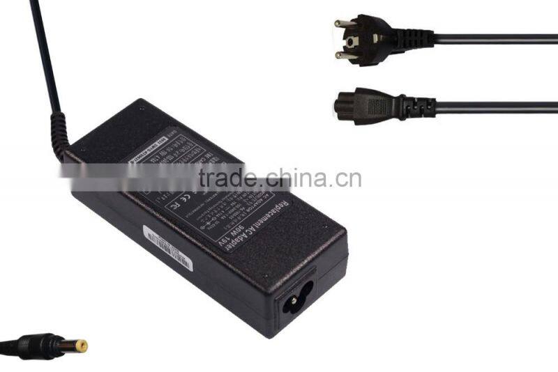 Replacement Laptop AC Adapter for HP 19V 4.74A with 4.8MM*1.7MM Connector
